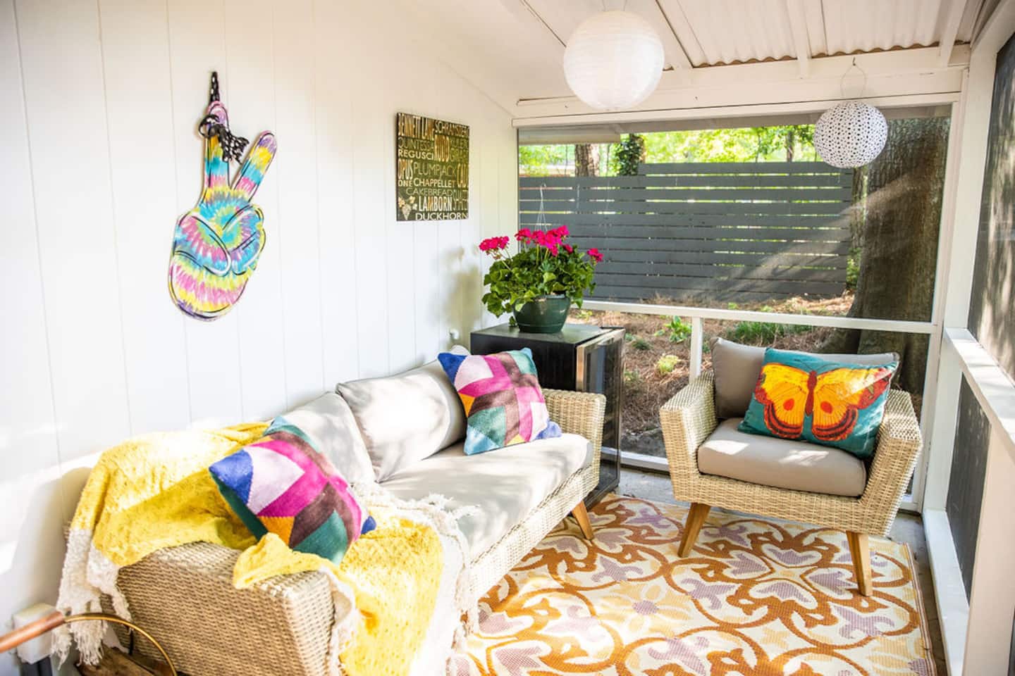 Screened porch